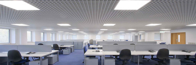 Квадратные светильники для офиса