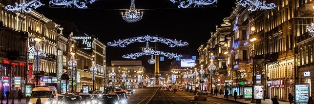 освещение Невского проспекта